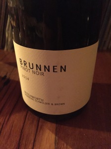 Vigneron Schmölzer & Brown Brunnen Pinot Noir 2014